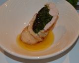 Foto del paso 8 de la receta Pavo relleno de espinacas y orejones con salsa mandarina