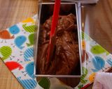 A picture of step 15 of Glossy! Creamy Chocolate Mousse Cake.