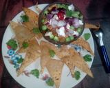 A picture of step 16 of Roasted tomato with fruit salsa.