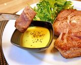 A picture of step 4 of Ham Steak With Honey Mustard Sauce.