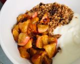 A picture of step 2 of Spiced Apple Granola Breakfast Bowl.