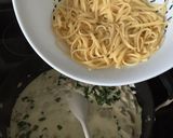 A picture of step 6 of Jalapeño Lime Chicken Alfredo.