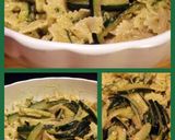 A picture of step 6 of AMIEs FARFALLE & ZUCCHINI with PISTACHIO Nut & BASIL Sauce.