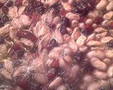 A picture of step 3 of 6 cups of beans.