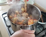 Foto del paso 3 de la receta: Estofado hambriento de pollo y carne