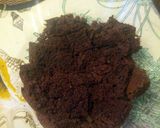 A picture of step 4 of Oreo Pudding Cake.