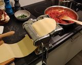 A picture of step 1 of Chorizo Pasta.