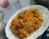 A picture of step 6 of Chicken biryani.