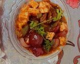 A picture of step 1 of Chilli paneer.