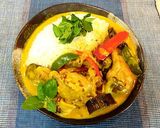 A picture of step 9 of Summer's Choice Coconut Milk Curry.