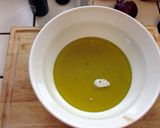 A picture of step 2 of Lebanese sfiha.
