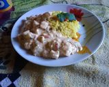 Foto del paso 11 de la receta: Strogonoff de pollo con arroz saborizado😋