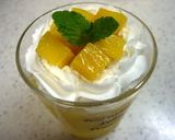 A picture of step 7 of Mango Yogurt Pudding with Kanten!.