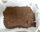 A picture of step 4 of Chewy Brownies with Leftover Okara.