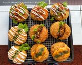 Foto langkah ke 5 dari resep Donat Krispi Sandwich.