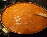 A picture of step 10 of /u/Unidan's Chicken Tikka Masala.