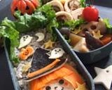 A picture of step 7 of Witch Bento for Halloween.
