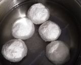 A picture of step 5 of RAS MALAI 🌸.