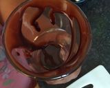 A picture of step 1 of Choco Biki Smoothie.