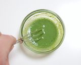 A picture of step 2 of Easy Matcha Pudding.