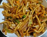 A picture of step 6 of Chinese bhel.