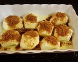 A picture of step 5 of Hasselback Apples with Toffee / Oat Strusel Topping.