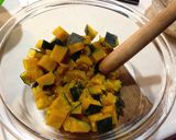 A picture of step 3 of Egg and Dairy-free Tasty Kabocha Salad.