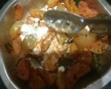 A picture of step 3 of Amla pachadi.