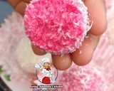 A picture of step 5 of Coconut laddoo.