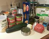 A picture of step 1 of Zucchini Marinara Bliss.