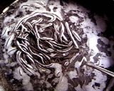 A picture of step 16 of Pasta alla Puttanesca with Handmade Black Pasta.