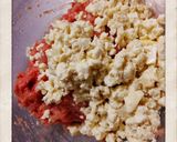 A picture of step 7 of Meat and Firm Tofu Stuffed Peppers.