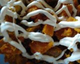 A picture of step 4 of Easy Sweet Kabocha & Raisin Salad.