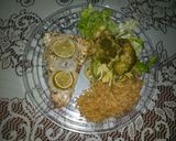 Foto del paso 9 de la receta: Salmón con tomillo y limón con un toque de salsa magui