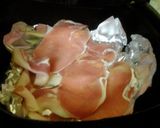 A picture of step 2 of Irmgards Cheesy Bacon Melt with Jacket Potato.