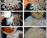 A picture of step 5 of Ladybirds Chicken and Vegetablese Pie(s).