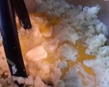 A picture of step 2 of Sig's Kohlrabi/Potato Mash with Blue Cheese and Mushroom Sauce.