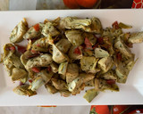 Foto del paso 3 de la receta: Alcachofas congeladas en freidora de aire
