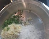A picture of step 1 of Singara aata potato paties.
