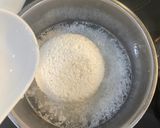 Hình bước làm 2 của món Chè Mochi Sắn Dẻo Phô Mai