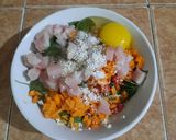 Foto langkah ke 1 dari resep Kukusan Telur Ayam Tahu.