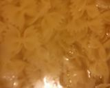 A picture of step 1 of taisen's macaroni salad.