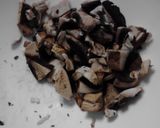 A picture of step 2 of Stir Fry Bok Choy with Creamy Mushrooms Sauce.