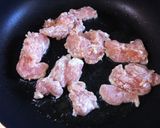 A picture of step 3 of Lotus Roots and Chicken Tender Teriyaki.