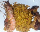 Foto del paso 6 de la receta: Paella de conejo y gambas langostineras