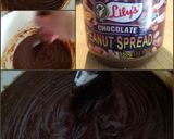 A picture of step 3 of AMIEs Chocolate Peanut Brownies.