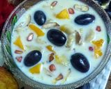 A picture of step 6 of Mixed fruit kheer.
