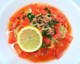 A picture of step 12 of Mexican Style Chilled Chinese Noodles with Salsa.