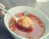 A picture of step 5 of Vegetarian Dumpling Stew.