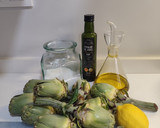 Foto del paso 2 de la receta: Alcachofas en vinagre. Carmen de Jaén